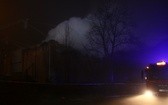 Nocny pożar w Zbrosławicach