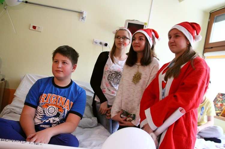 Święty Mikołaj w szpitalu