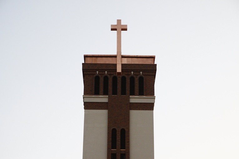 Nowa wieża kościoła Chrystusa Króla w Gliwicach