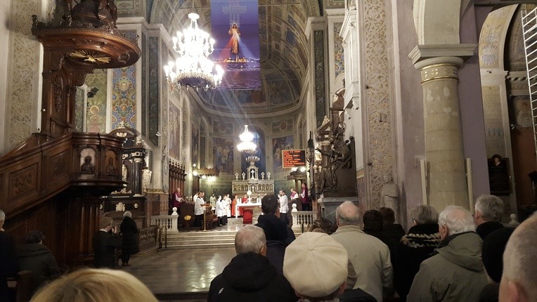 Nabożeństwo Gorzkich Żali w płockiej katedrze