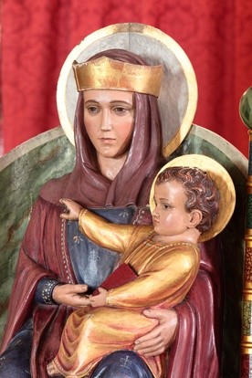 Kopia przedstawienia Matki Bożej z Walsingham w londyńskiej katedrze