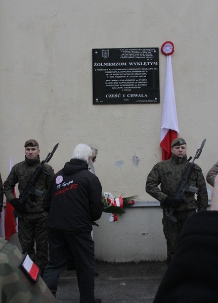 Płock. Pamięci żołnierzy wyklętych