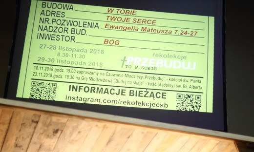 Rekolekcje "Przebuduj to w sobie"