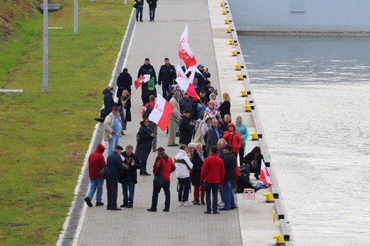 Otwarcie kanału przez Mierzeję Wiślaną