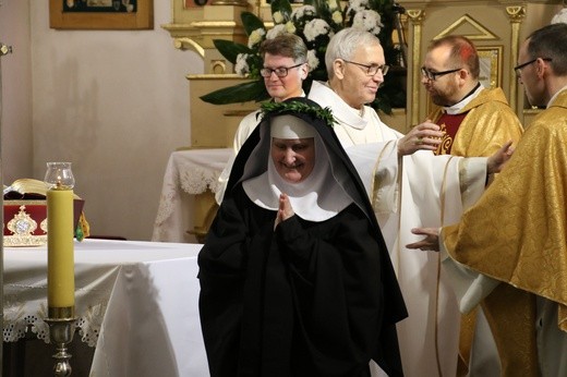 Śluby wieczyste u benedyktynek w Sierpcu