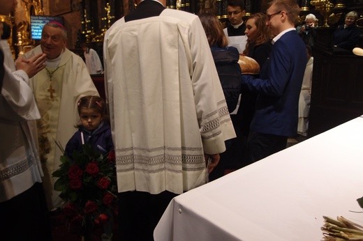 Poświęcenie ołtarza w kościele Bożego Ciała