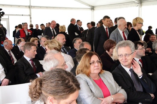 Wmurowanie kamienia węgielnego pod budowę nowego SU