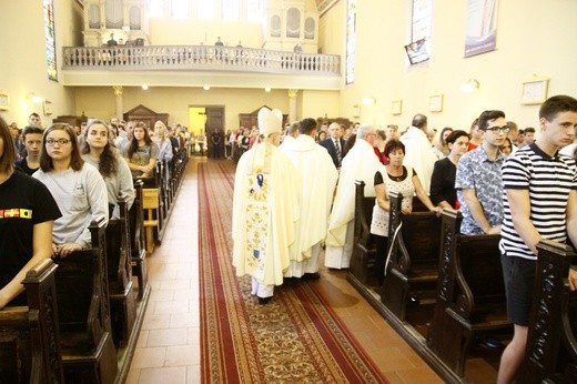 Młodzież u św. Stanisława Kostki w Lublińcu