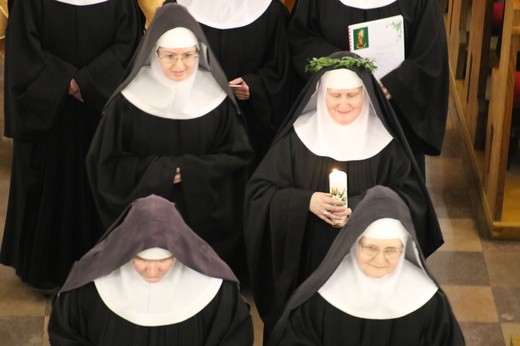 Śluby wieczyste u benedyktynek w Sierpcu