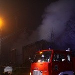 Nocny pożar w Zbrosławicach