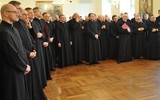 Księża diecezji płockiej na spotkaniu z bp. Piotrem Liberą