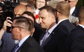 Prezydent Andrzej Duda na Placu Krakowskim