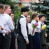 Jak życie codzienne zmieniło się w horror wojny - przypomniano w widowisku na ulicach Mławy, w ramach obchodów 76. rocznicy wybuchu II wojny światowej