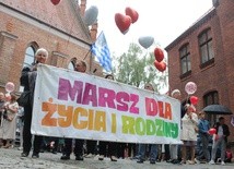Marsz dla życia w Iławie
