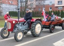 Protest rolników w Elblągu