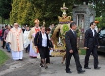 Dożynki diecezjalne w Zielonce Pasłęckiej