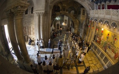 W Bazylice Grobu Pańskiego