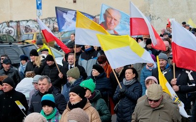 Marsz papieski na ulicach Kwidzyna