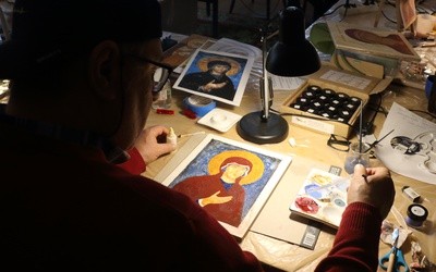 Warsztaty ikonopisania w Jantarze