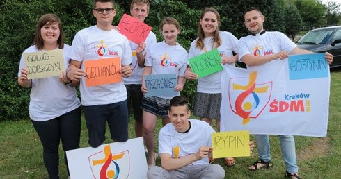 Młodzież zaprasza rówieśników do uczestnictwa w ŚDM na północnym Mazowszu i ziemi dobrzyńskiej