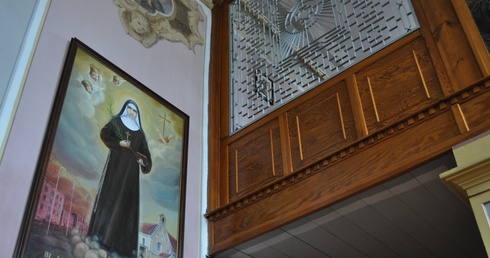 Obraz bł. Marii Teresy Kowalskiej, dziewicy i męczennicy w kościele Mniszek Klarysek Kapucynek w Przasnyszu