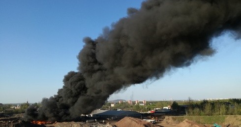 Pożar w Siemianowicach