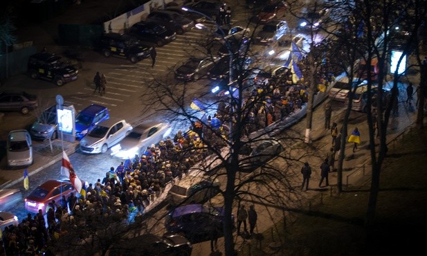 Igrzyskami w demonstrantów na Majdanie