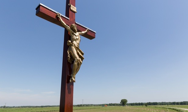 Przydrożny krzyż