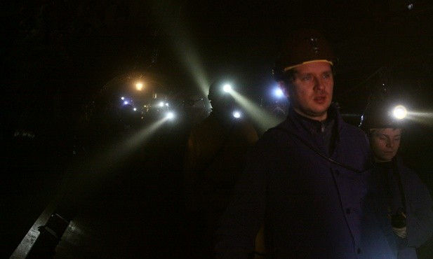 Otwarcie poziomu 355 w kopalni Guido
