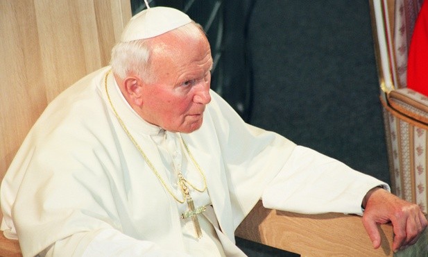 Jan Paweł II podczas wizyty w Polsce w 1999 roku