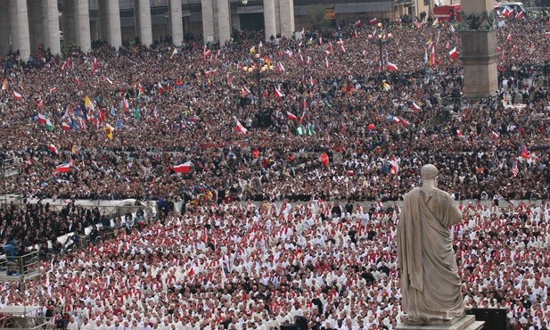 Rok 2005. Pogrzeb śąwiętego Jana Pawla Wielkiego