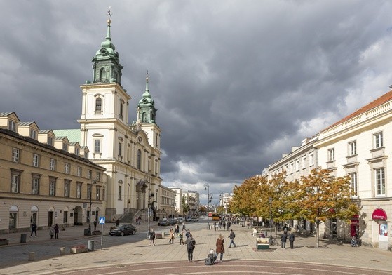 Warszawa, kościół Świętego Krzyża na Krakowskim Przedmieściu