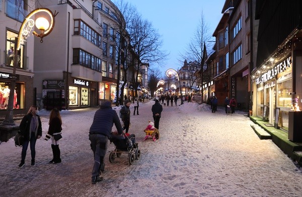 Na zakopiańskich Krupówkach