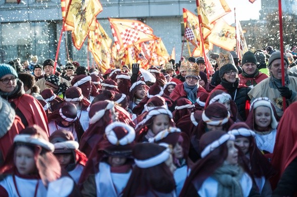 Tak bywało na Orszakach w Warszawie