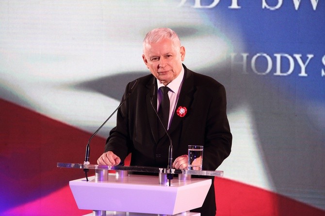 Przemówienie Jarosława Kaczyńskiego w Krakowie