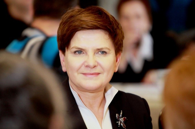 Premier Beata Szydło w Makowie Mazowieckim