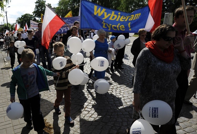 Marsz dla Życia i Rodziny w Pułtusku 2015
