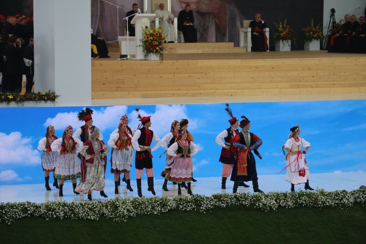 Powitanie papieża Franciszka
