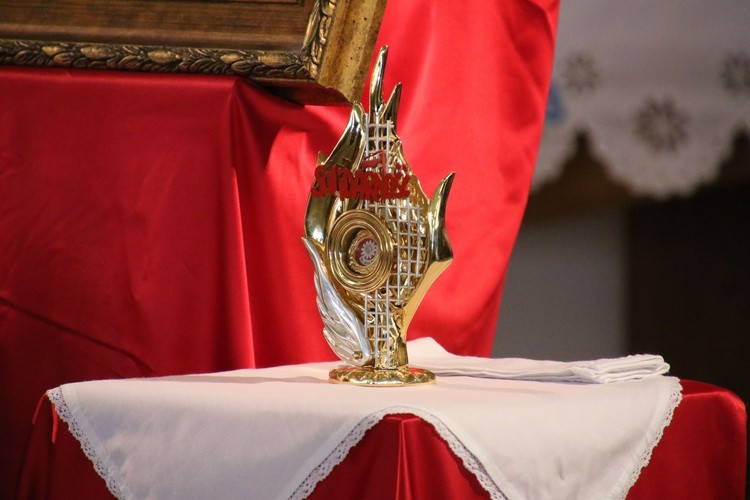 Relikwie bł. ks. Jerzego w parafii św. Józefa w Płocku