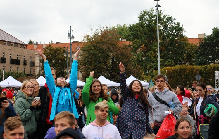 Młodzież z diecezji elbląskiej w Wilnie 