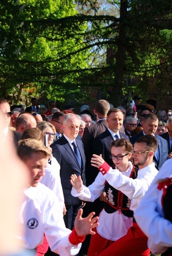 Sztum - spotkanie z prezydentem Andrzejem Dudą 