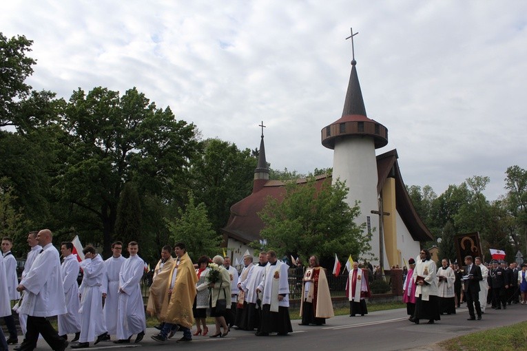Lucień. Nawiedzenie w parafii św. Kazimierza