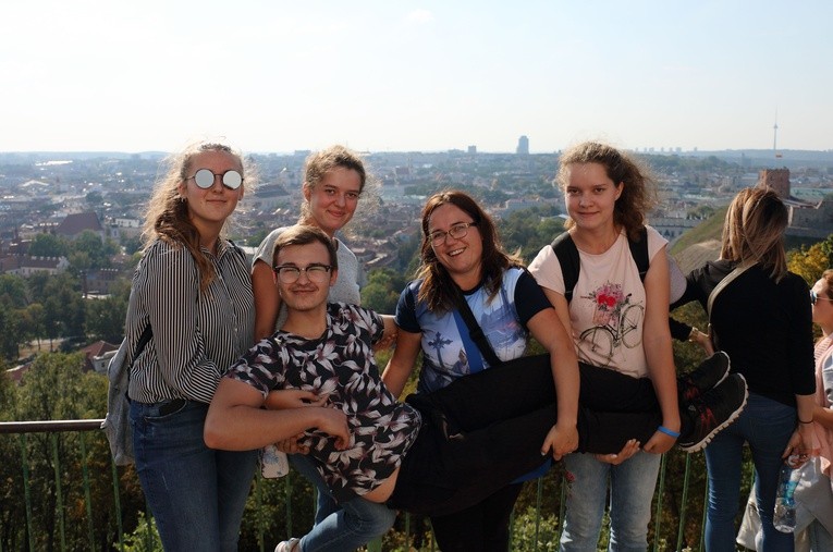 Młodzież z diecezji elbląskiej w Wilnie 