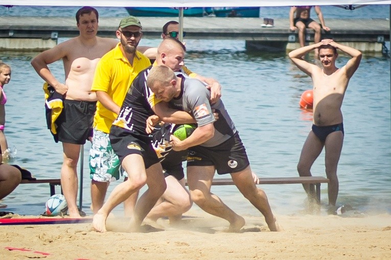 Rugby plażowe w Olsztynie