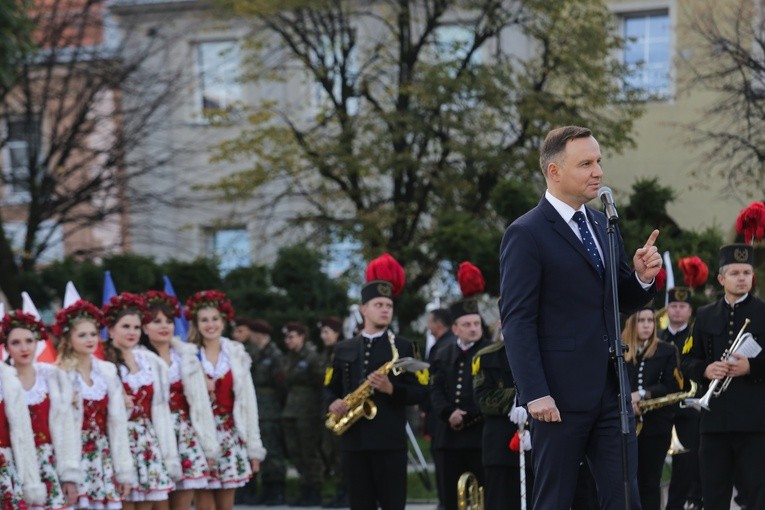 Andrzej Duda w Wodzisławiu Śląskim