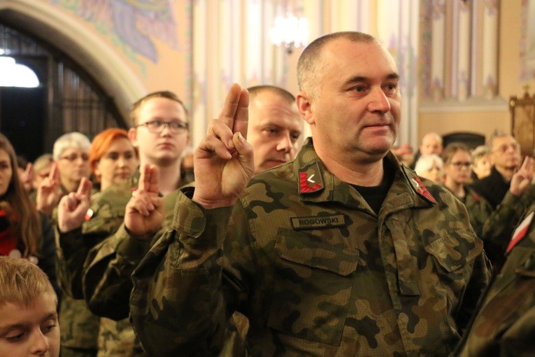 Ślubowanie strzelców w Baboszewie