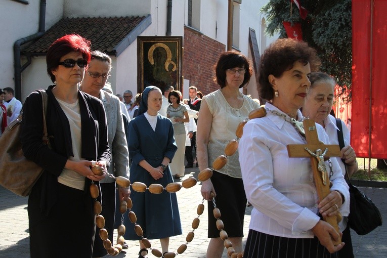 Płock. Nawiedzenie w parafii św. Maksymiliana Kolbego. 2