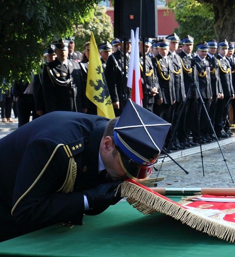 Nadanie sztandaru PSP - Kwidzyn