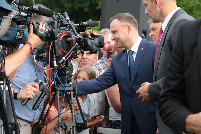 Prezydent RP Andrzej Duda w Makowie Mazowieckim