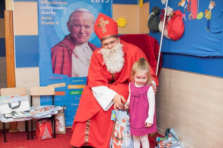 Święty Mikołaj w przedszkolu bł. Franciszki